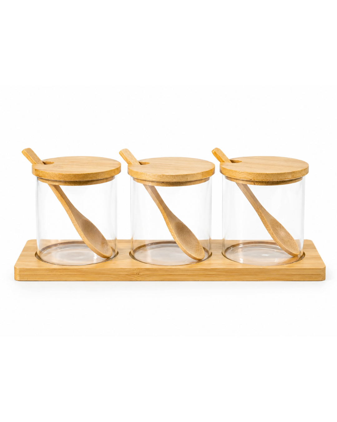 Set de 3 Frascos con cuchara