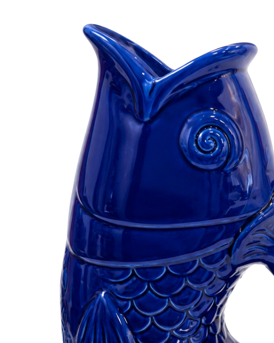 Jarra con forma de cerámica l Pez Azul