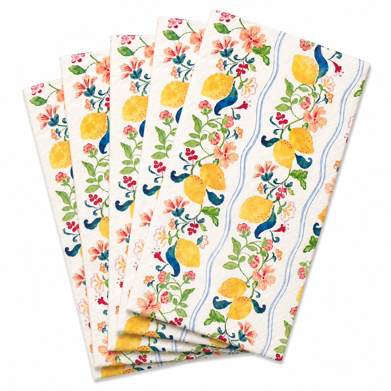 Paquete de Servilletas de papel l Limones amarillo