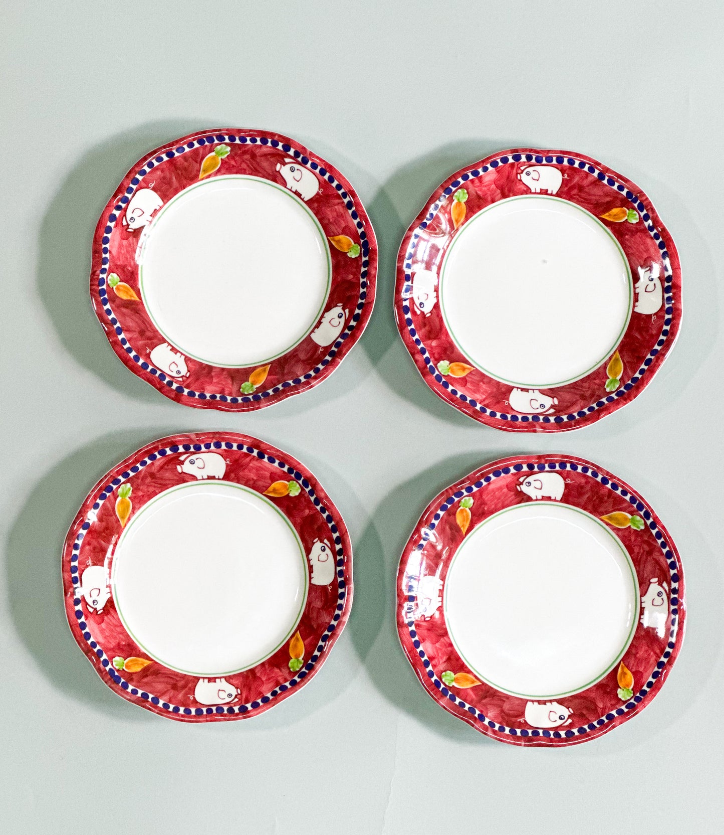 4 PLATOS MELAMINA