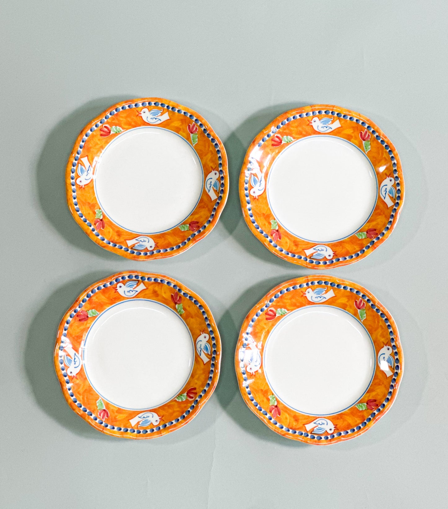 4 PLATOS MELAMINA