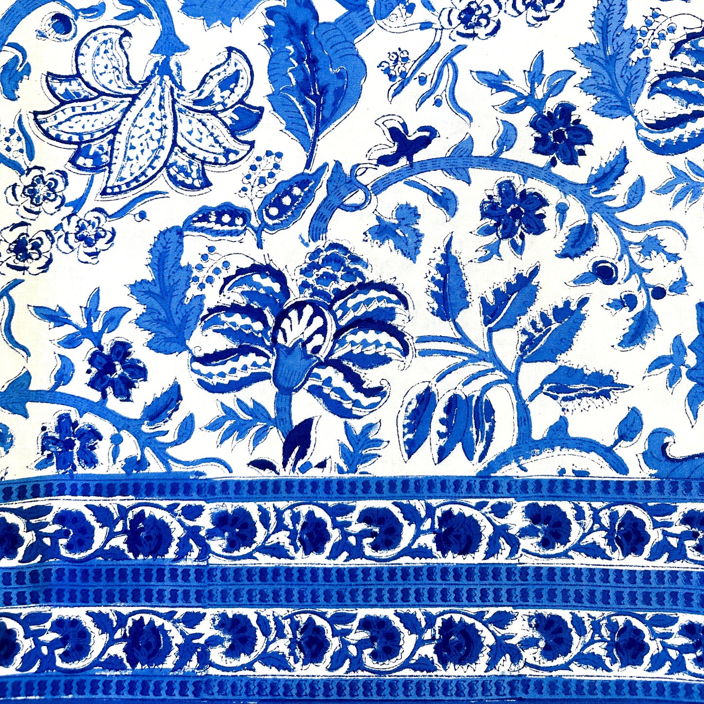 Mantel de algodón en estampado
