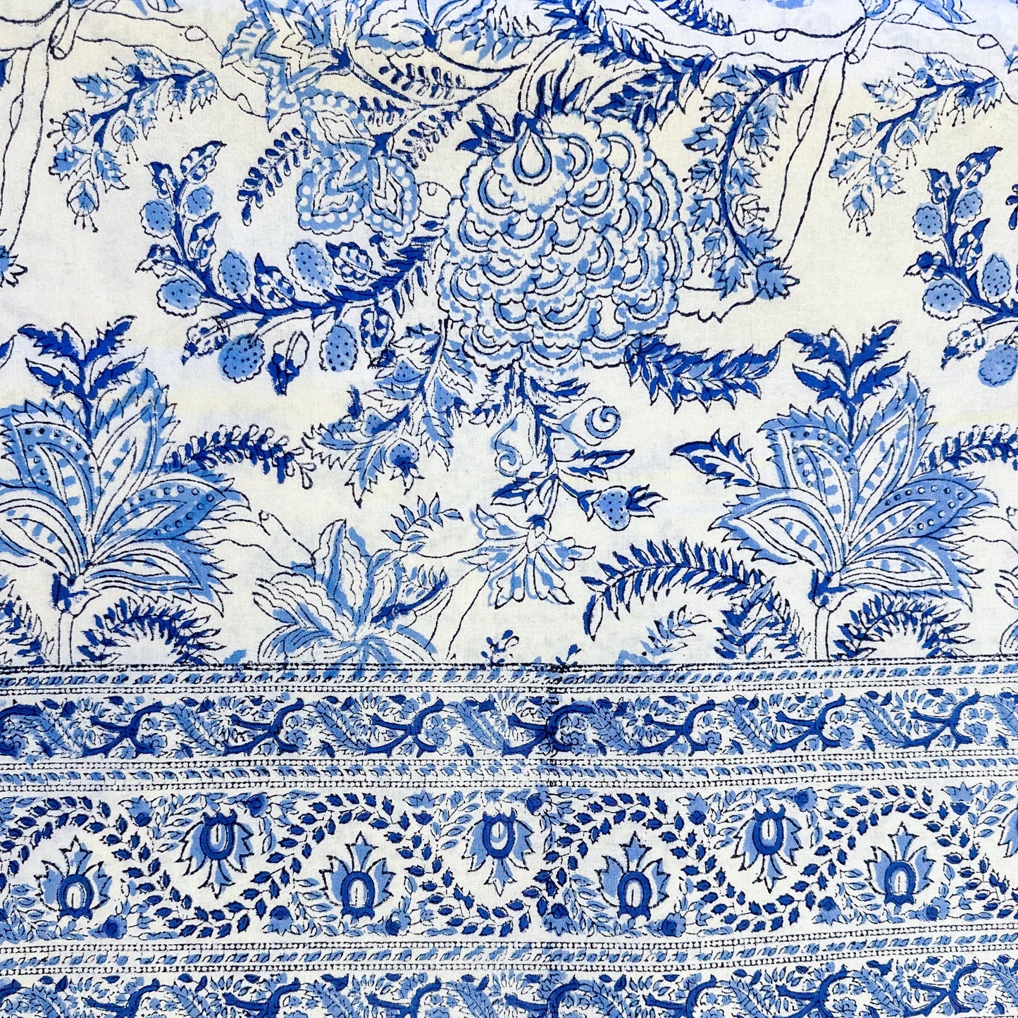 Mantel de algodón en estampado