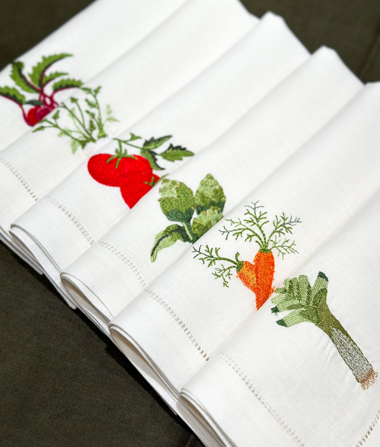 Servilletas de verduras