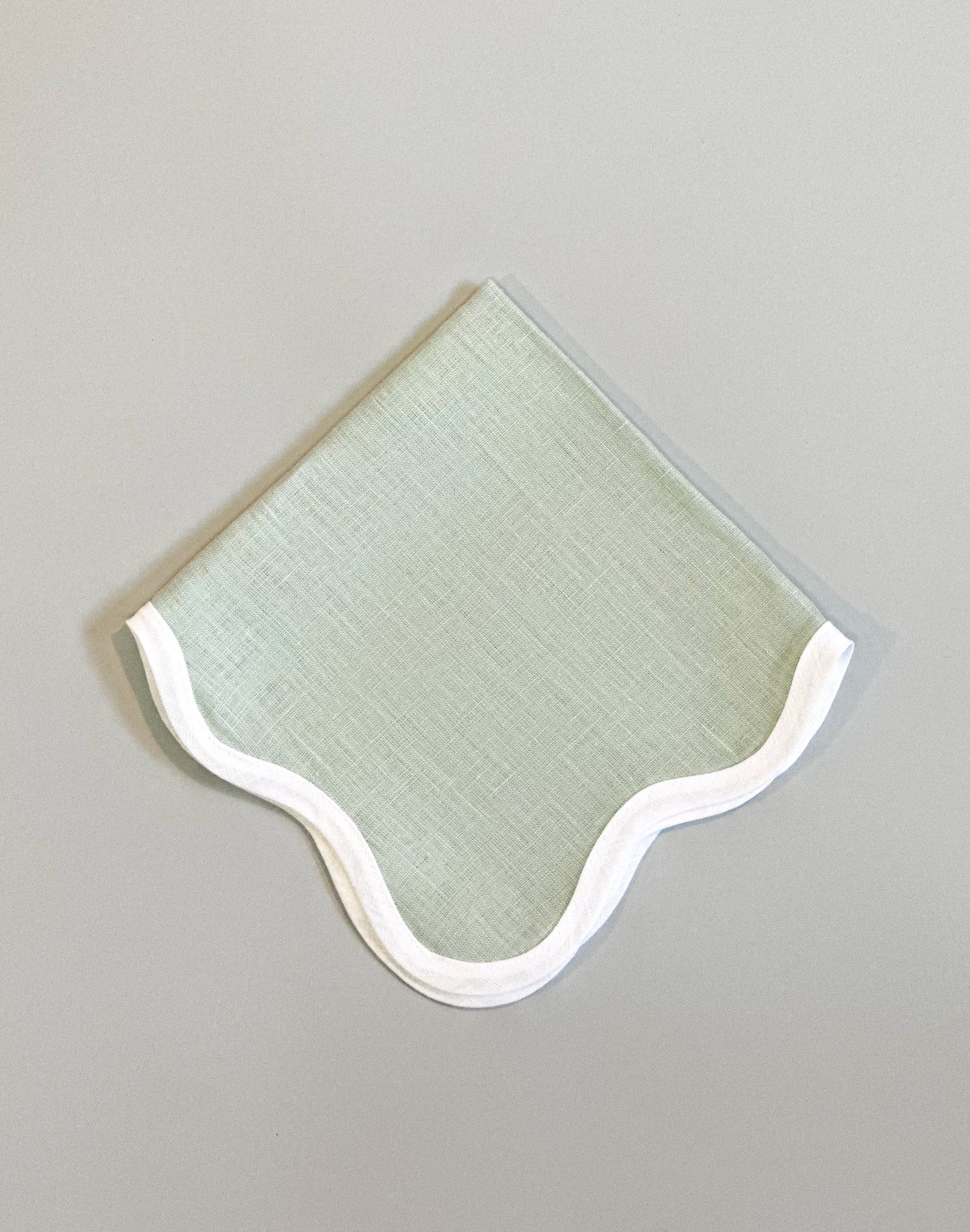 Servilleta de lino verde