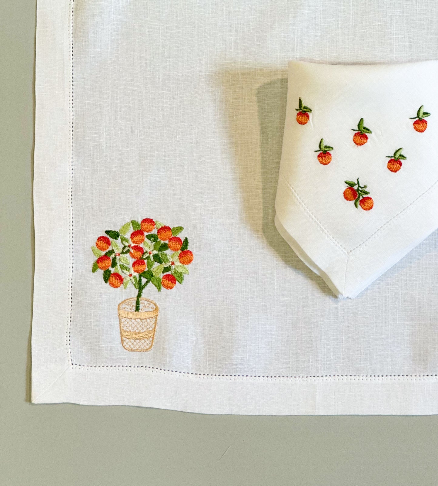 Juego de individuales y servilleta