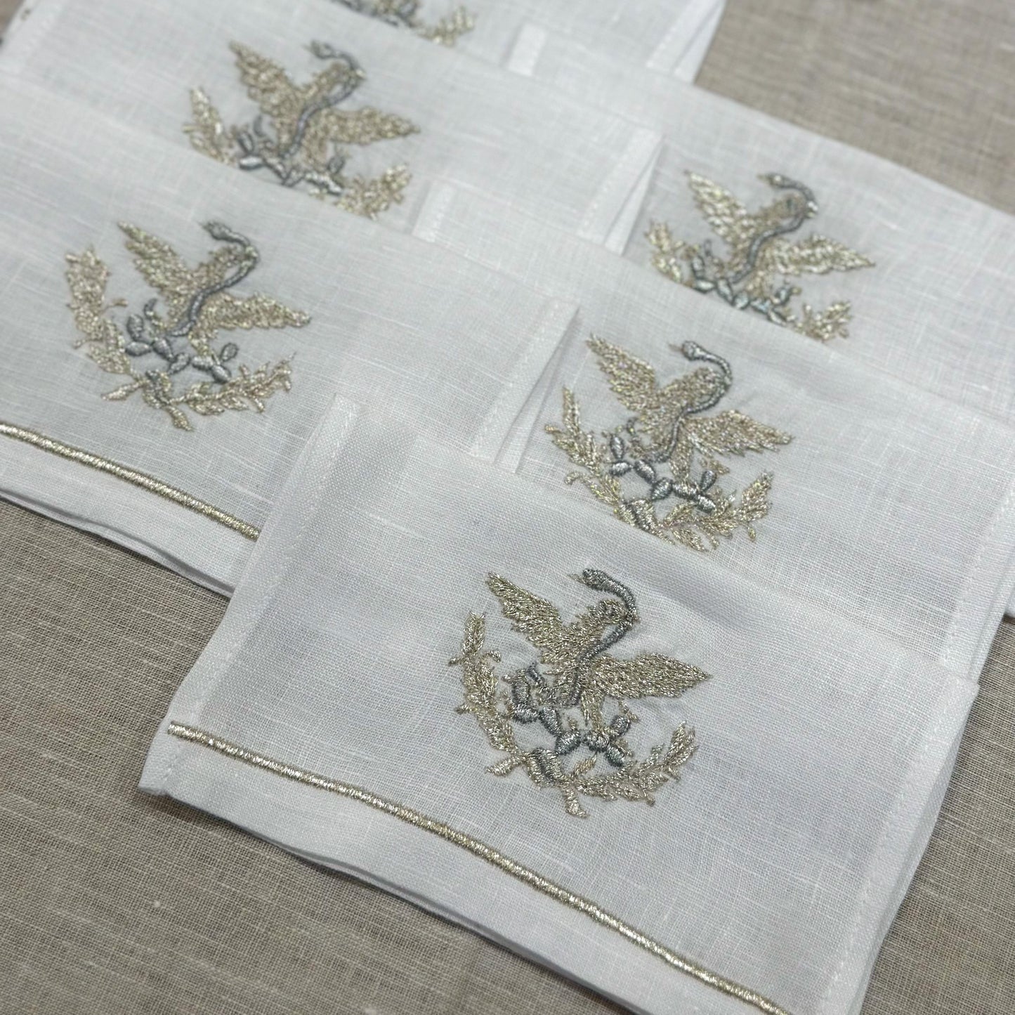 Servilleta de cocktel Aguila Plateada