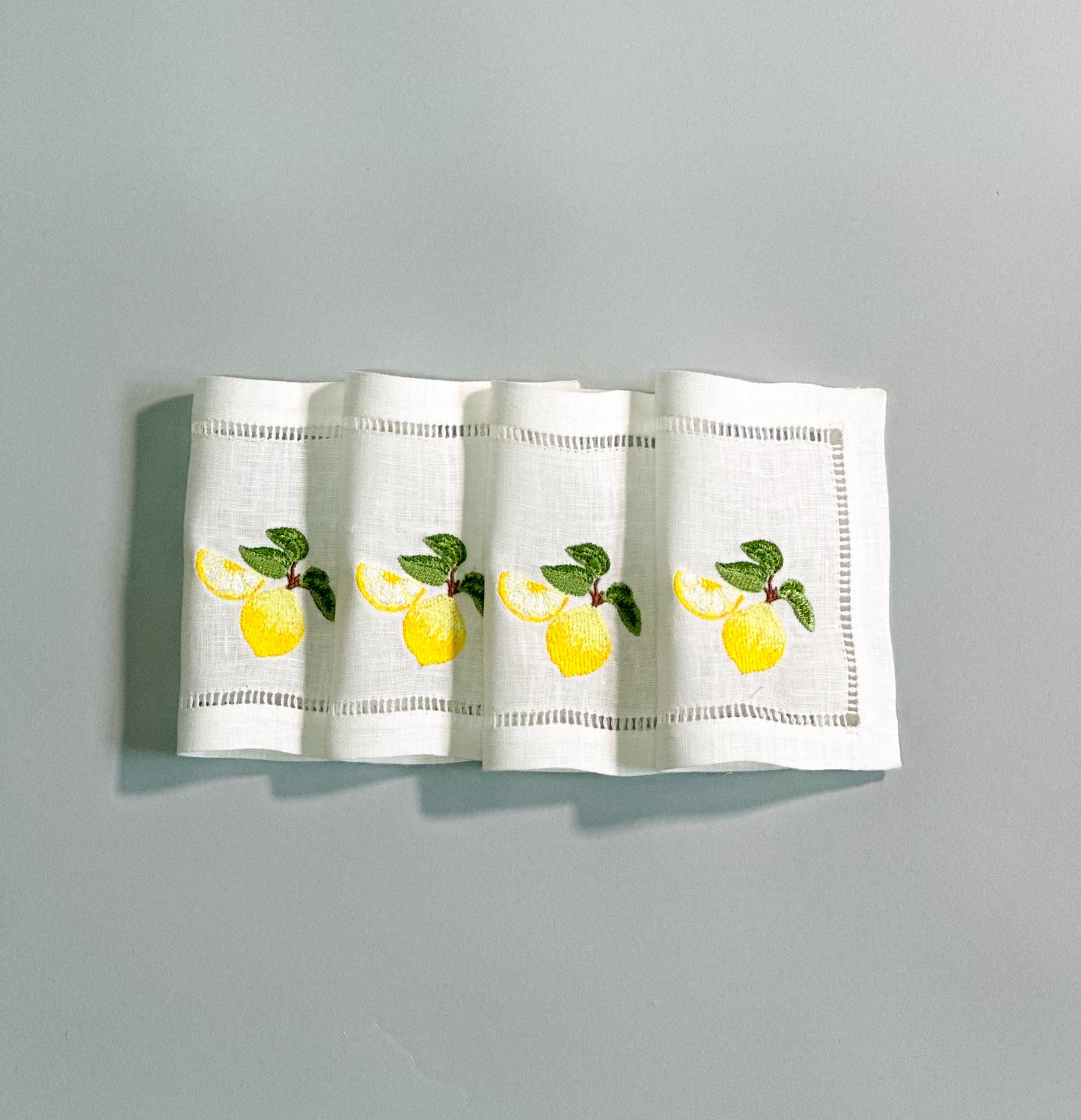 Juego de servilletas de cocktail limones