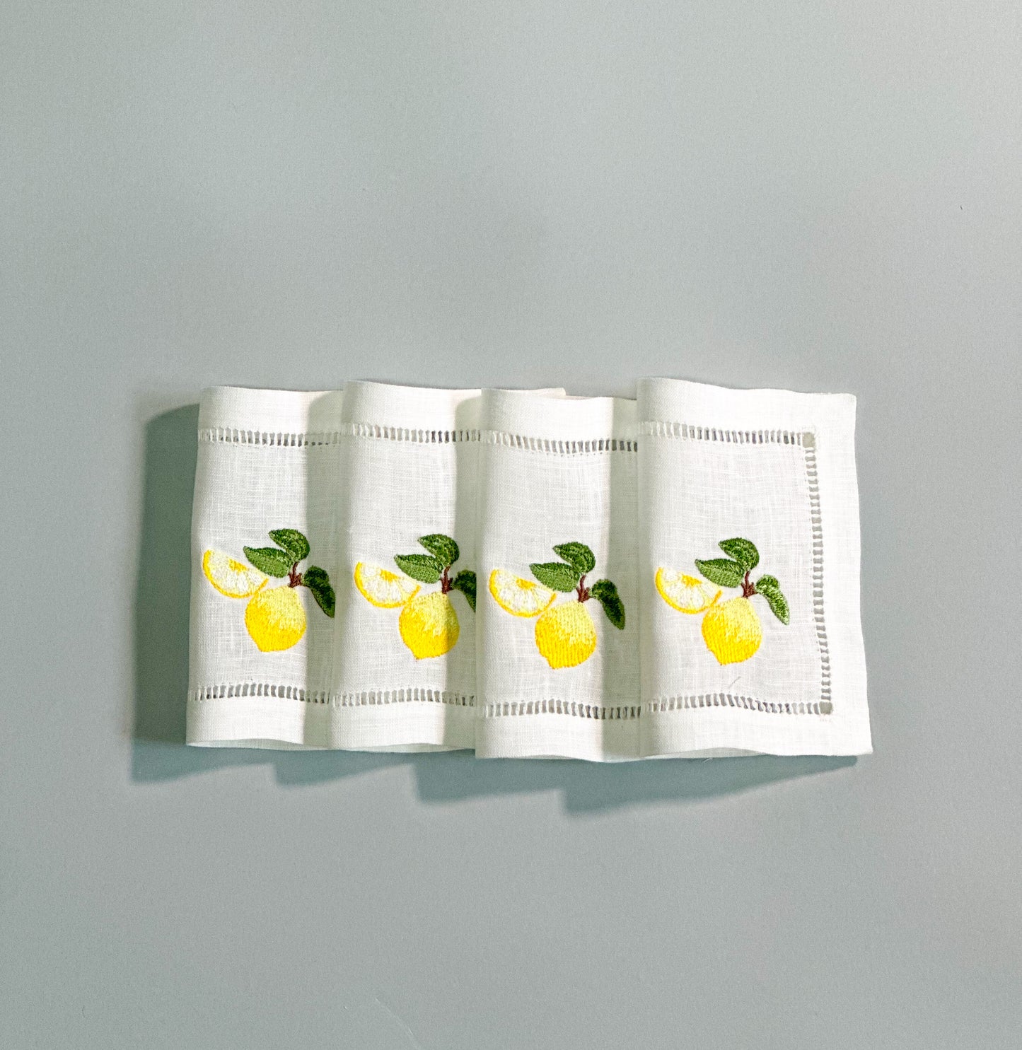 Juego de servilletas de cocktail limones