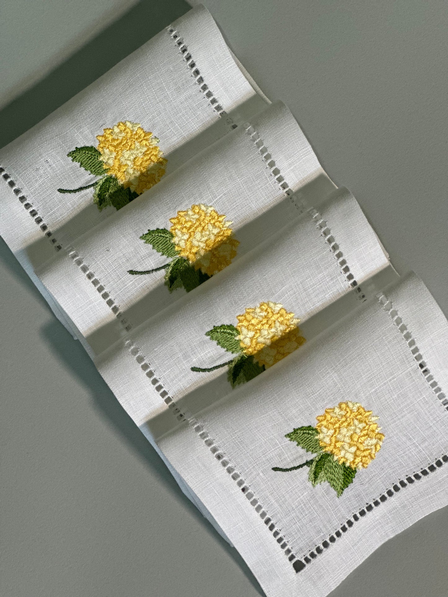 Juego de servilletas cocktail rectangulares