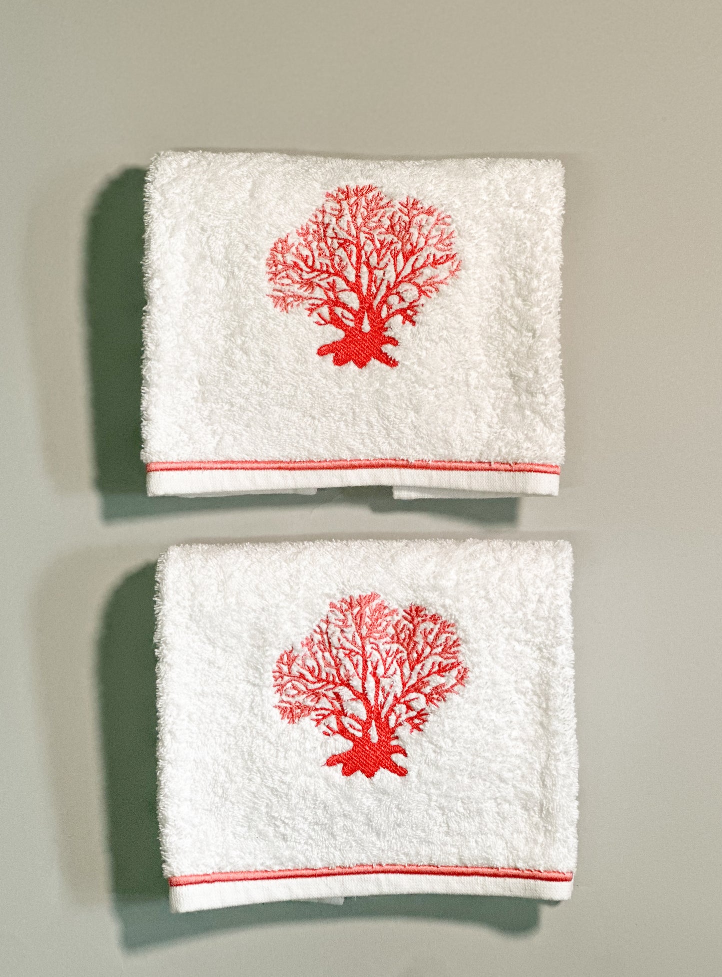 Par de toallas de felpa