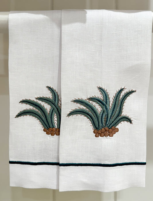 Par de toallas de mano maguey