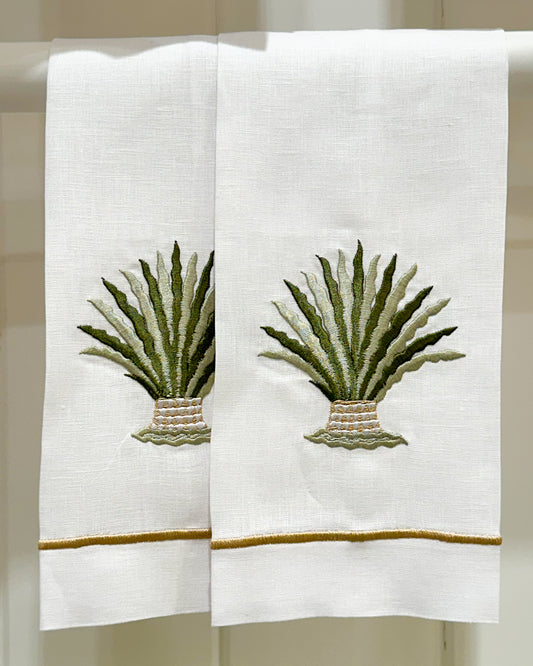 Par de toallas de mano