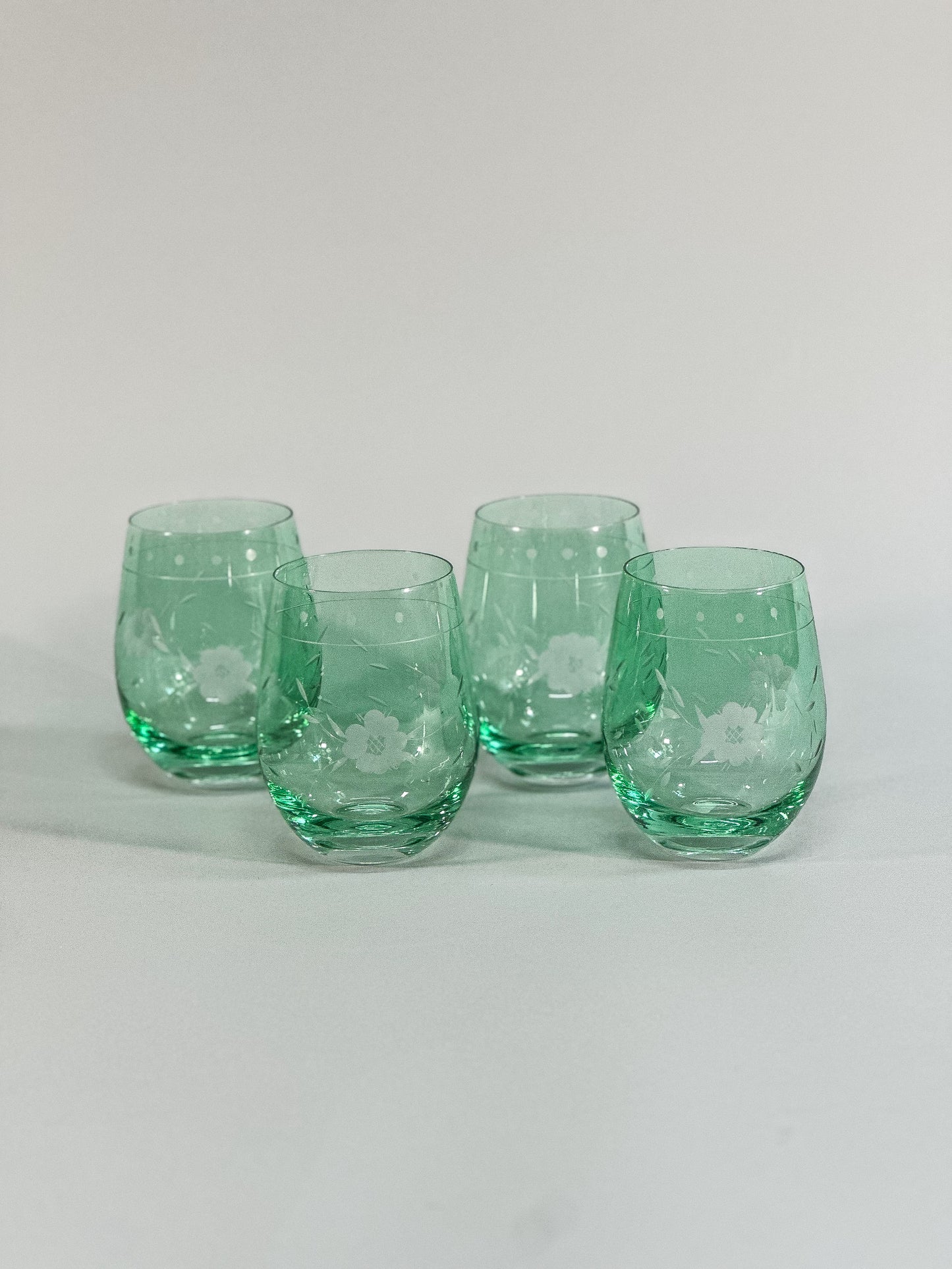 vaso copa pepita verde