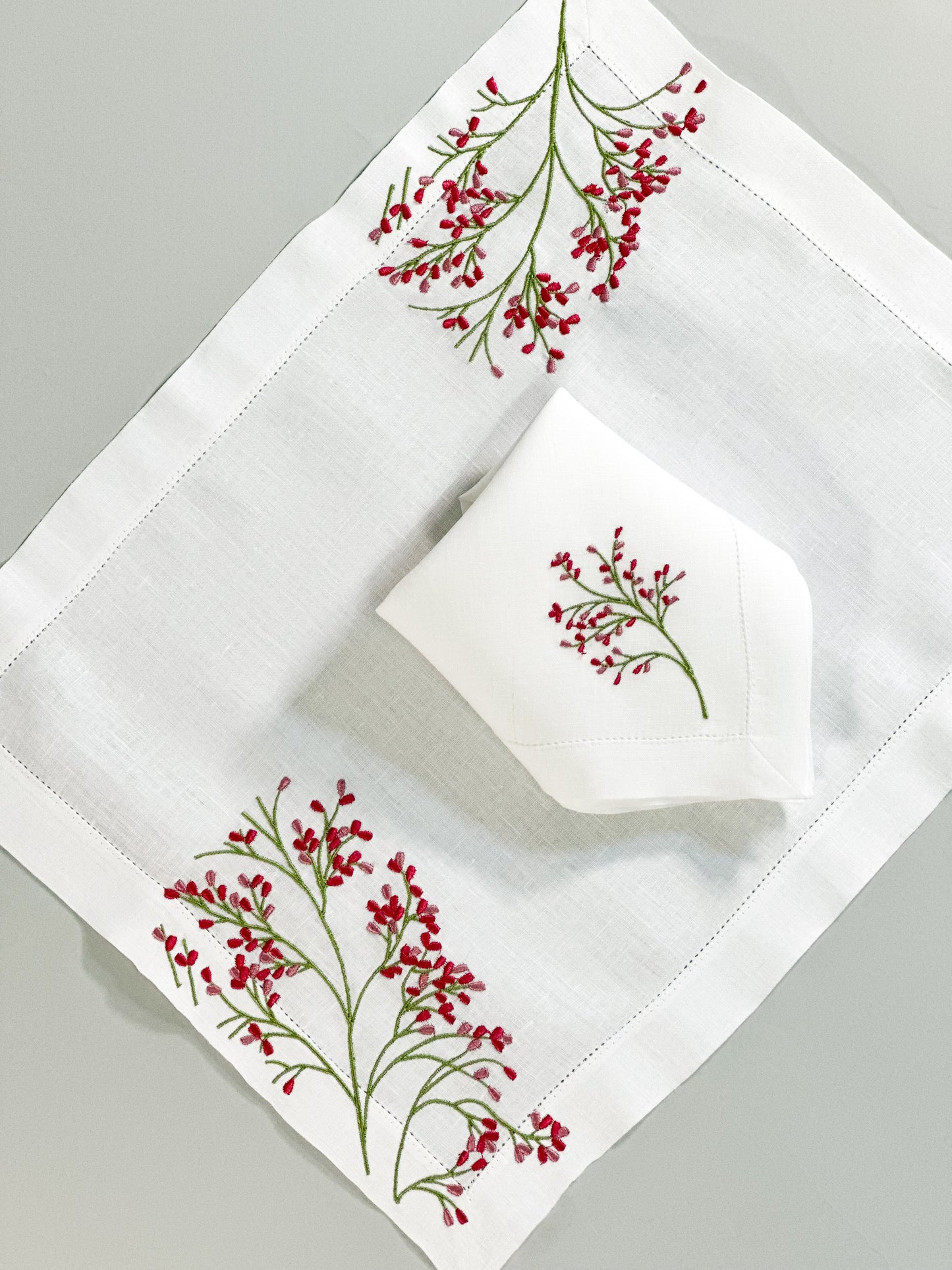 Individuales con servilleta