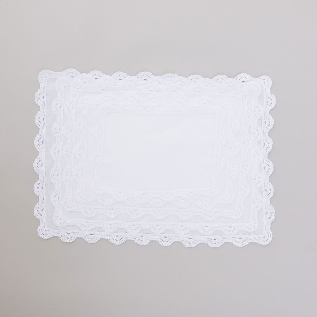 Juego de 5 charoleros crochet