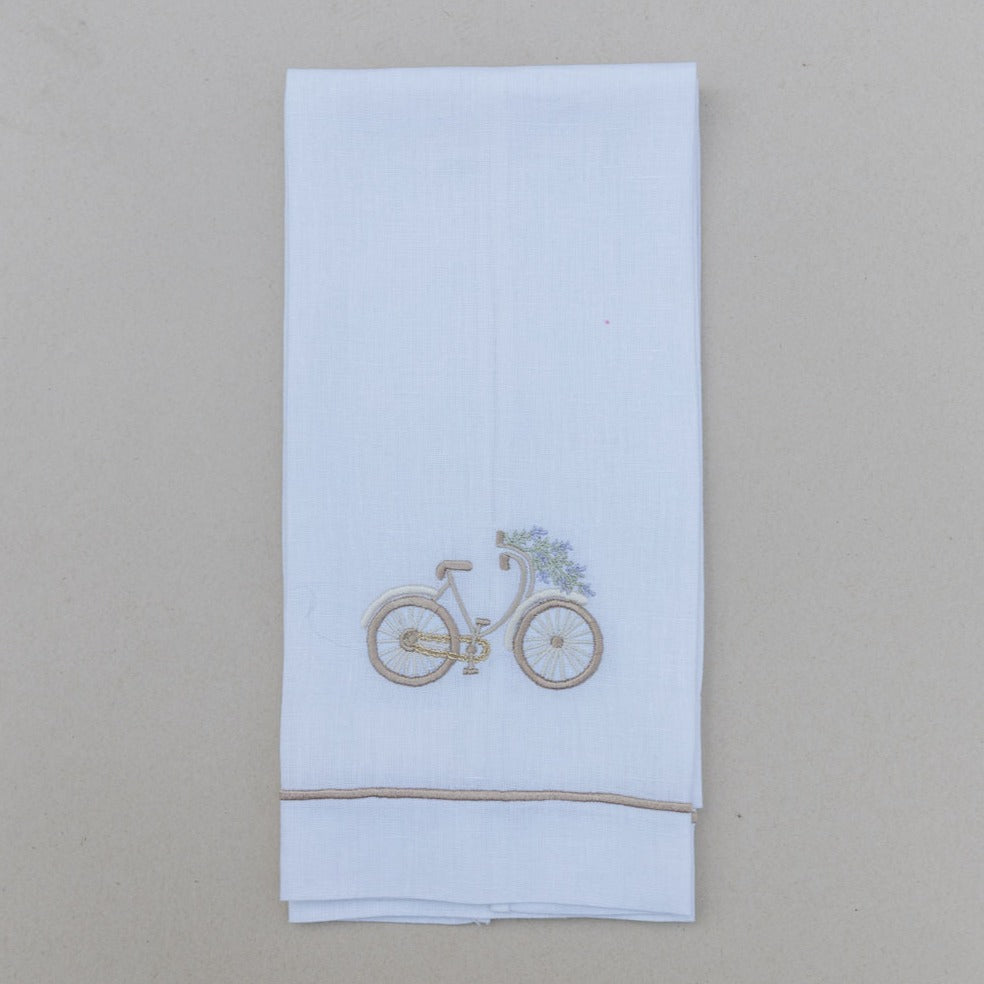 Par de toallas de mano bicicleta