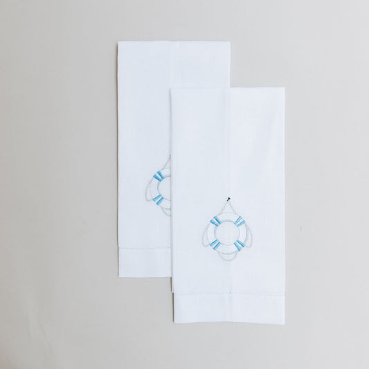 Par de toallas de mano salvavidas