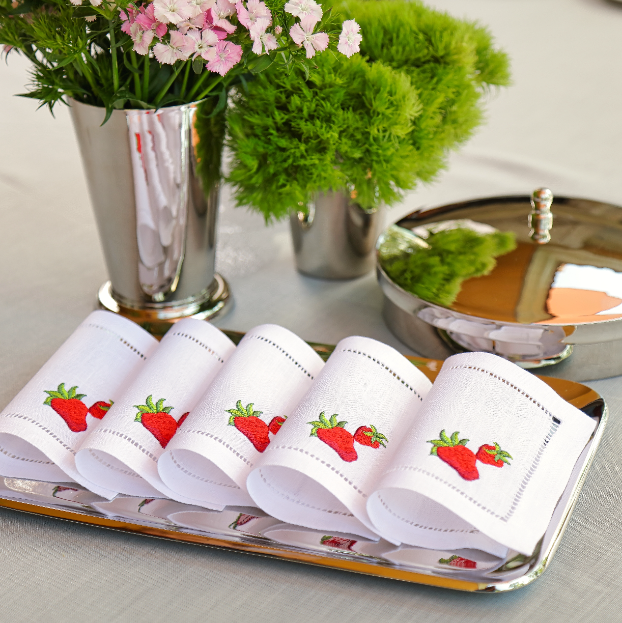 Juego de servilletas de cocktail