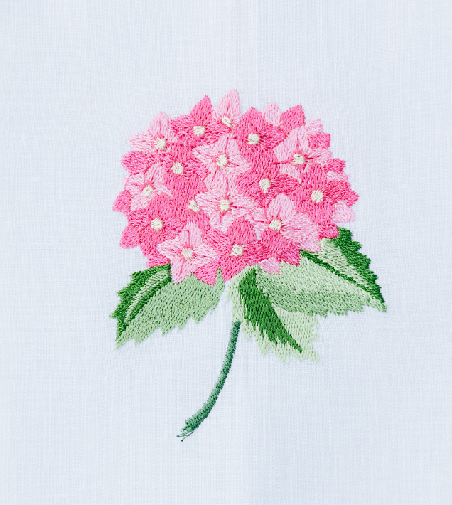 Par toallas de lino hortensia bugambilia