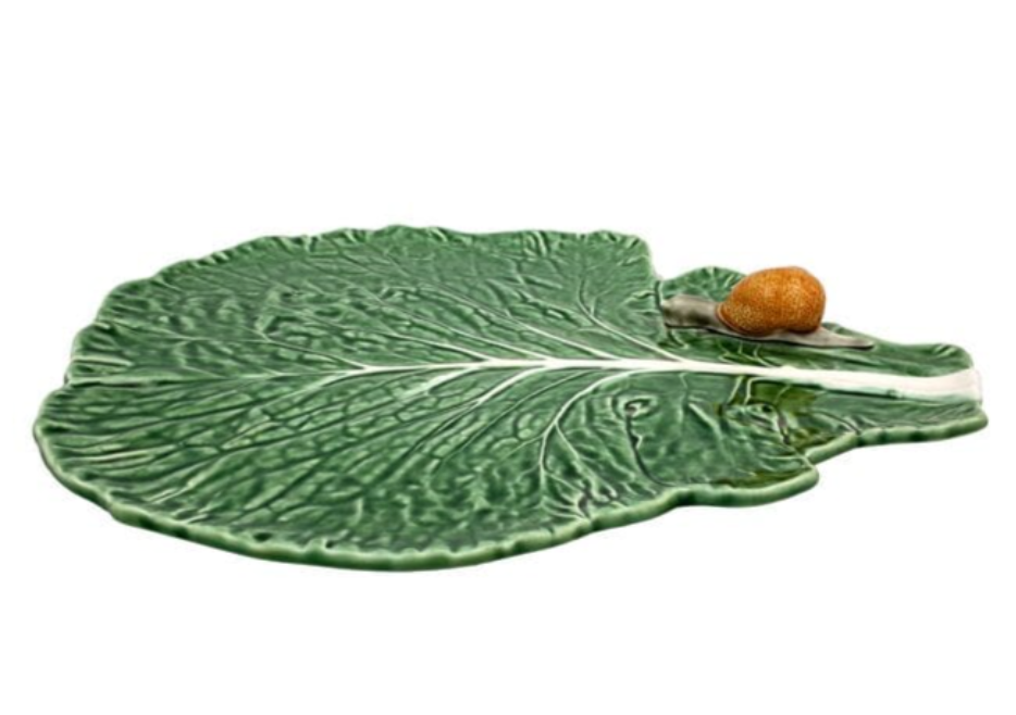 Hoja ceramica con Caracol