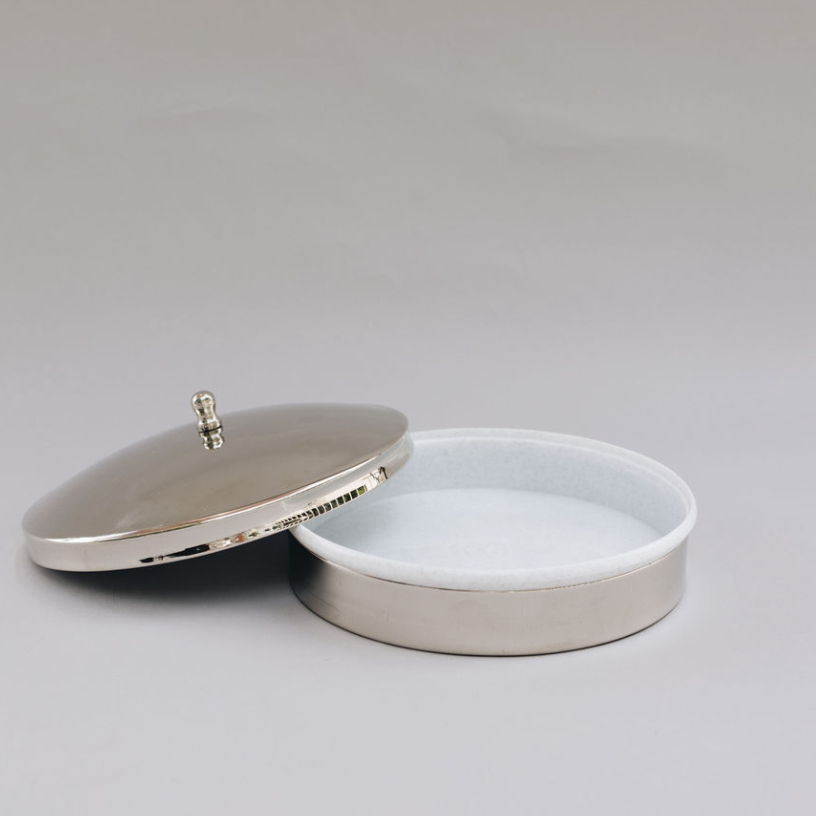 TORTILLERO DE NICKEL CON TAPA
