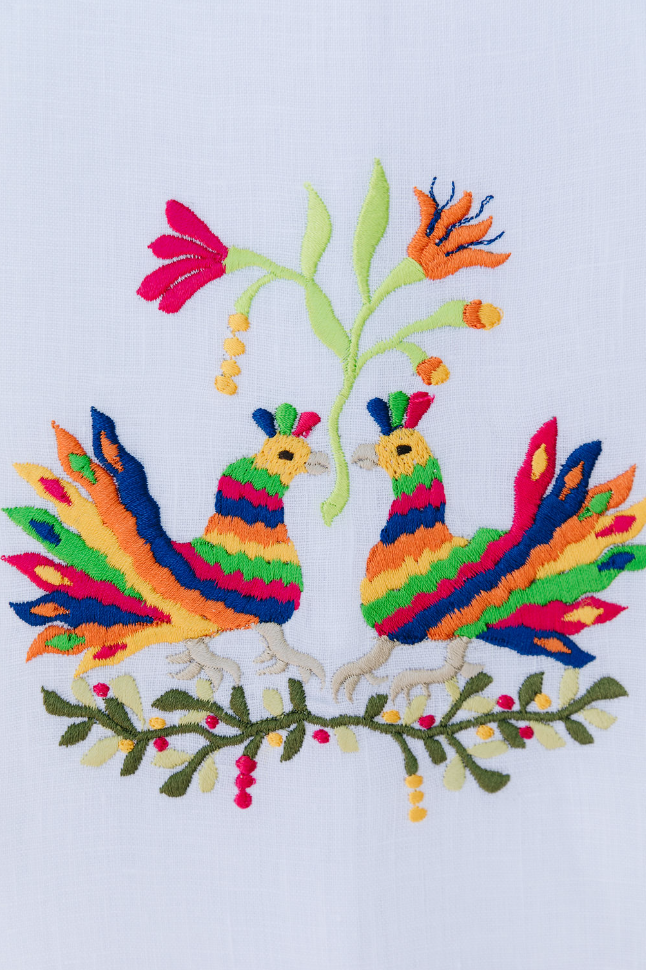 Par de toallas de lino tenangos de colores