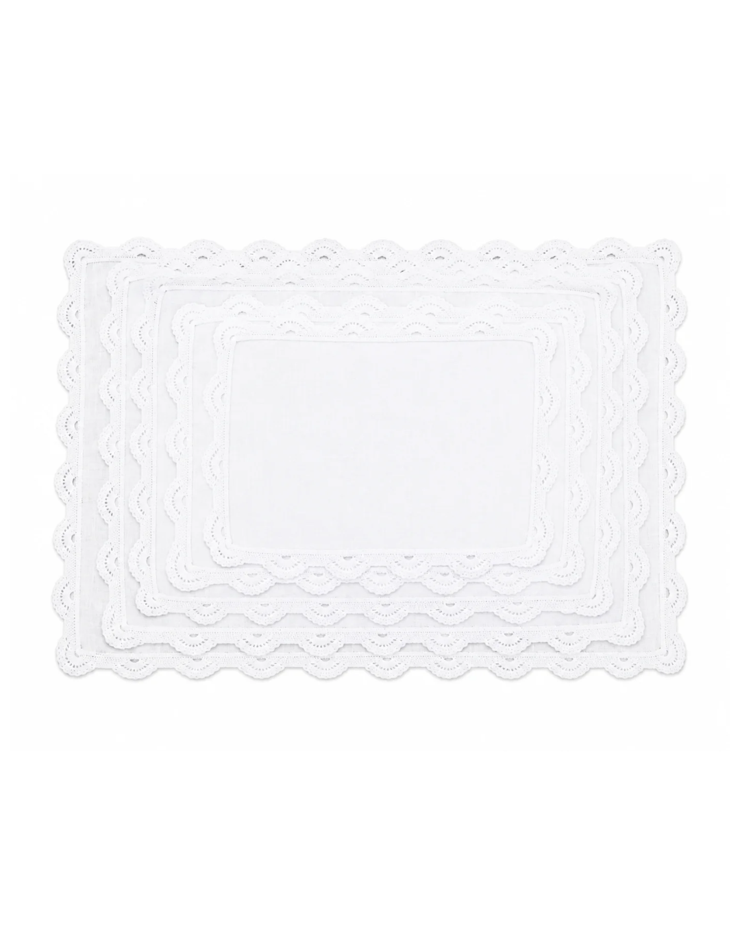 Juego de 5 charoleros crochet