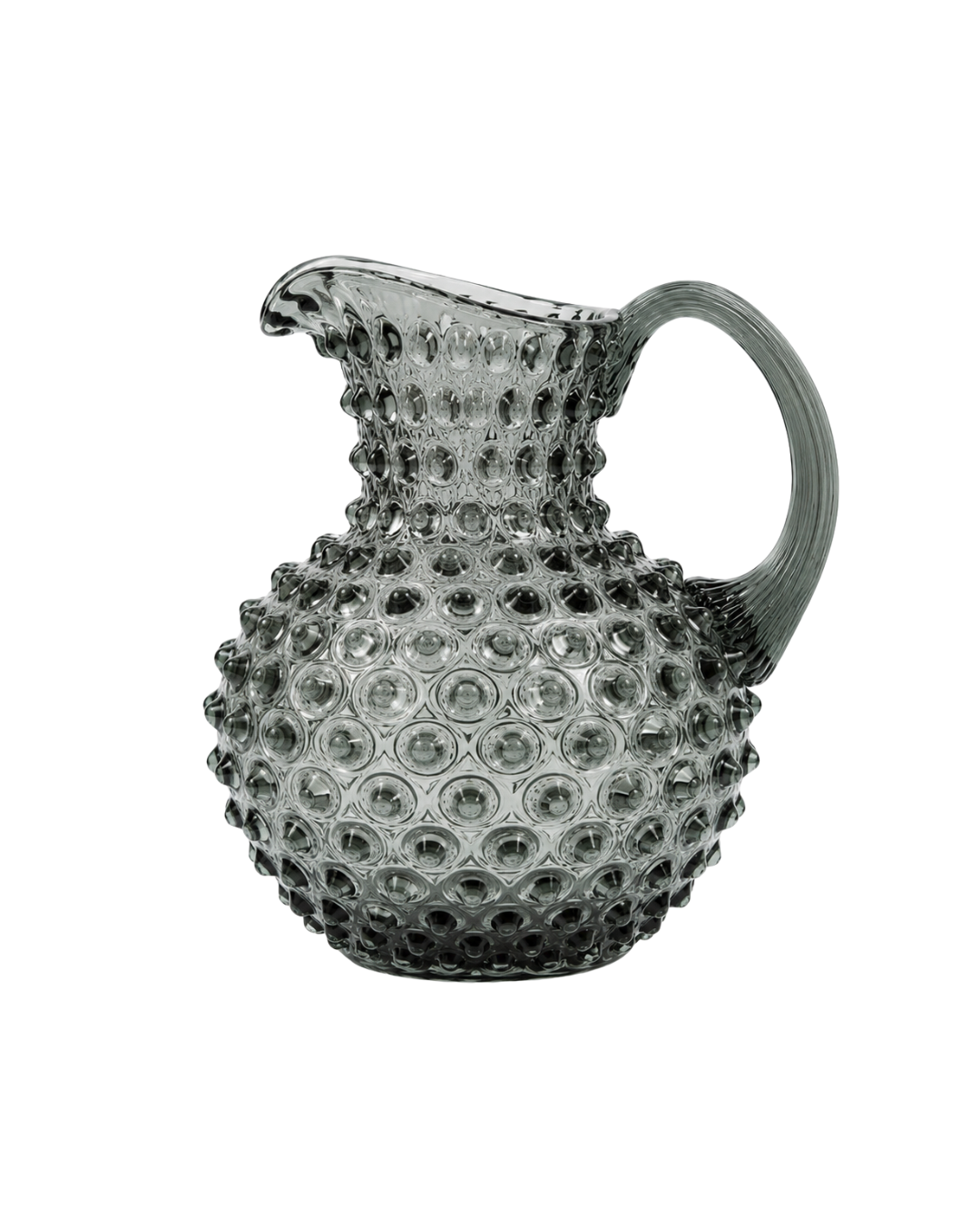 Jarra con relieve de bolitas Grande l Humo