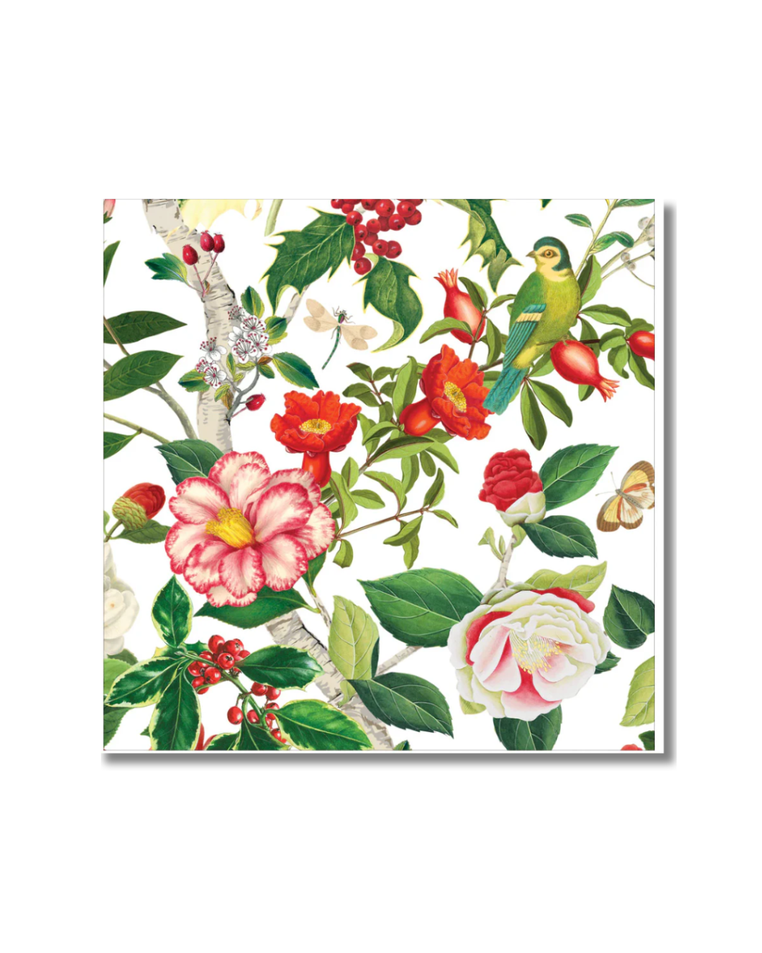 Paquete de Servilletas de papel l Flores con pájaro