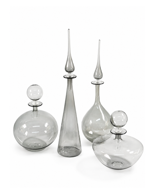 Set de 4 Decantadores de vino l Color Humo