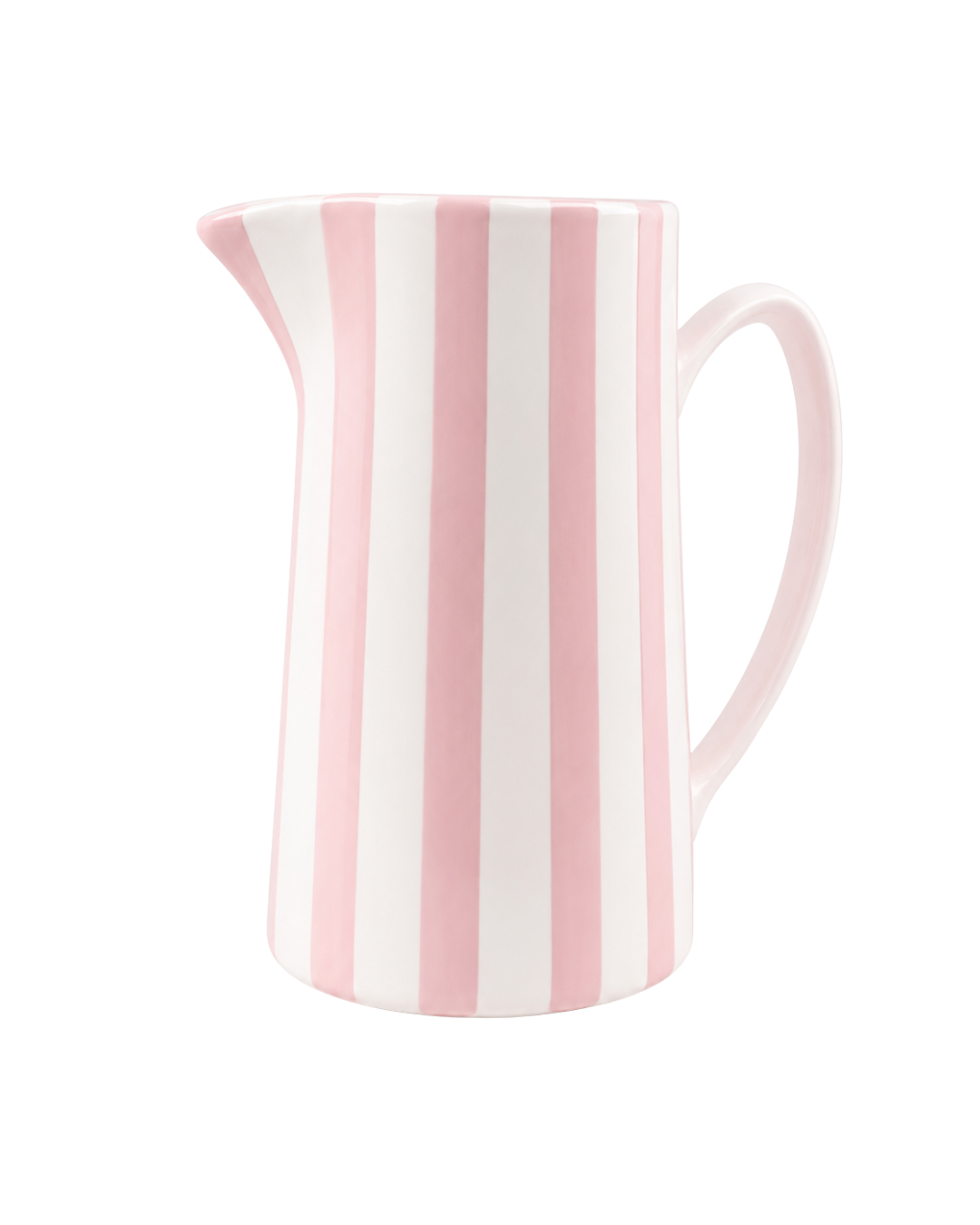 Jarra de cerámica Striped l Color Rosa