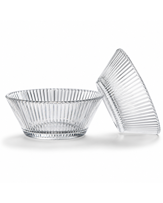 Juego de 2 Bowls aperitivos  de cristal
