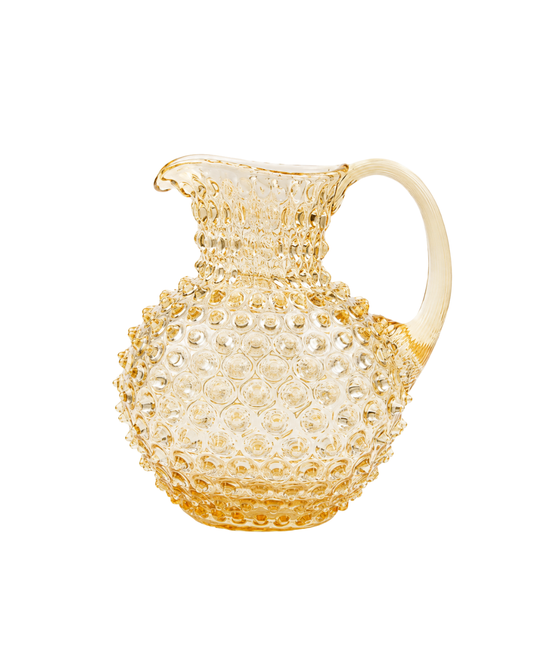 Jarra con relieve de bolitas Grande l Miel