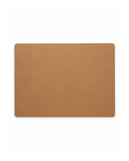 Set de 4 individuales de piel l Camel.
