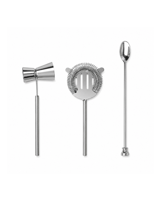 Set de bar l acero inoxidable