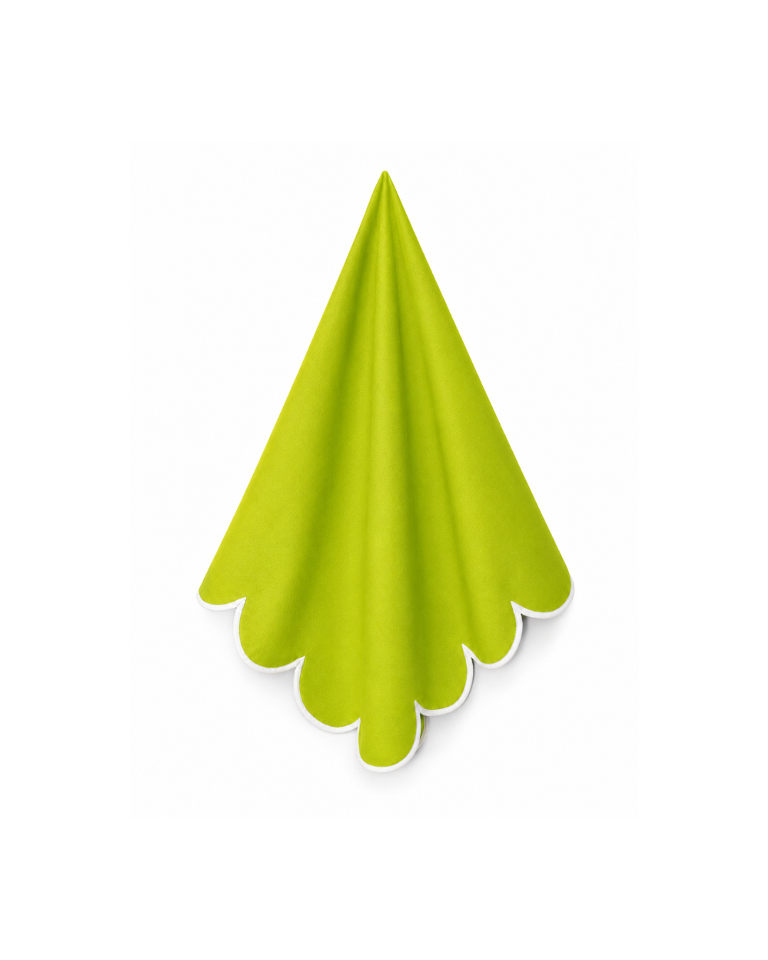 Juego de 4 servilletas de algodón l Verde limón