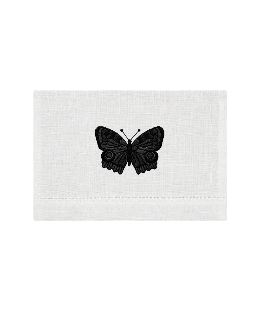 Bordado de Mariposas Negras