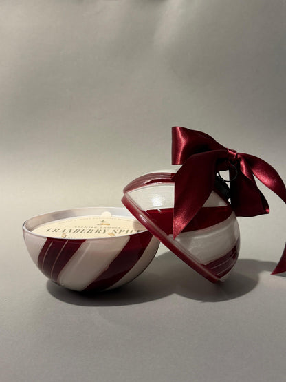 ESFERA VELA K CHICA | BLANCO ROJO