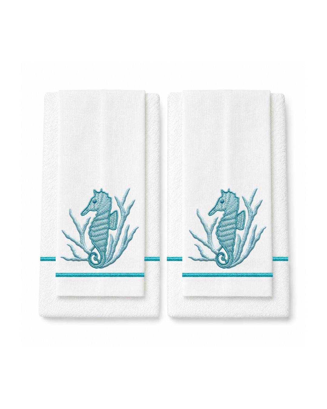 Bordado de Caballito de Mar | Aqua