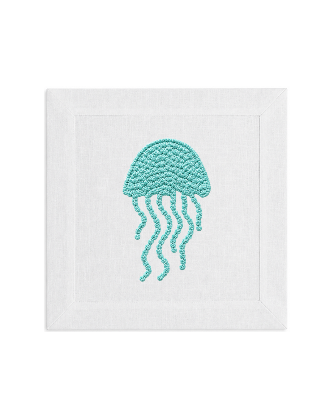Bordado de Medusa l Azul Aqua