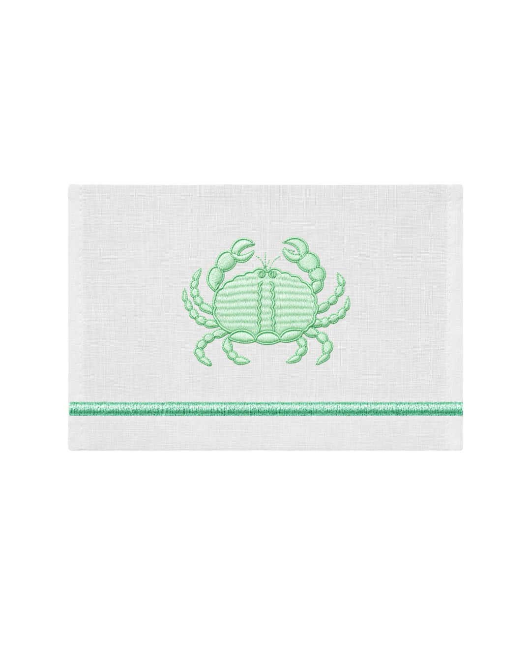Bordado de Cangrejo l Verde Menta
