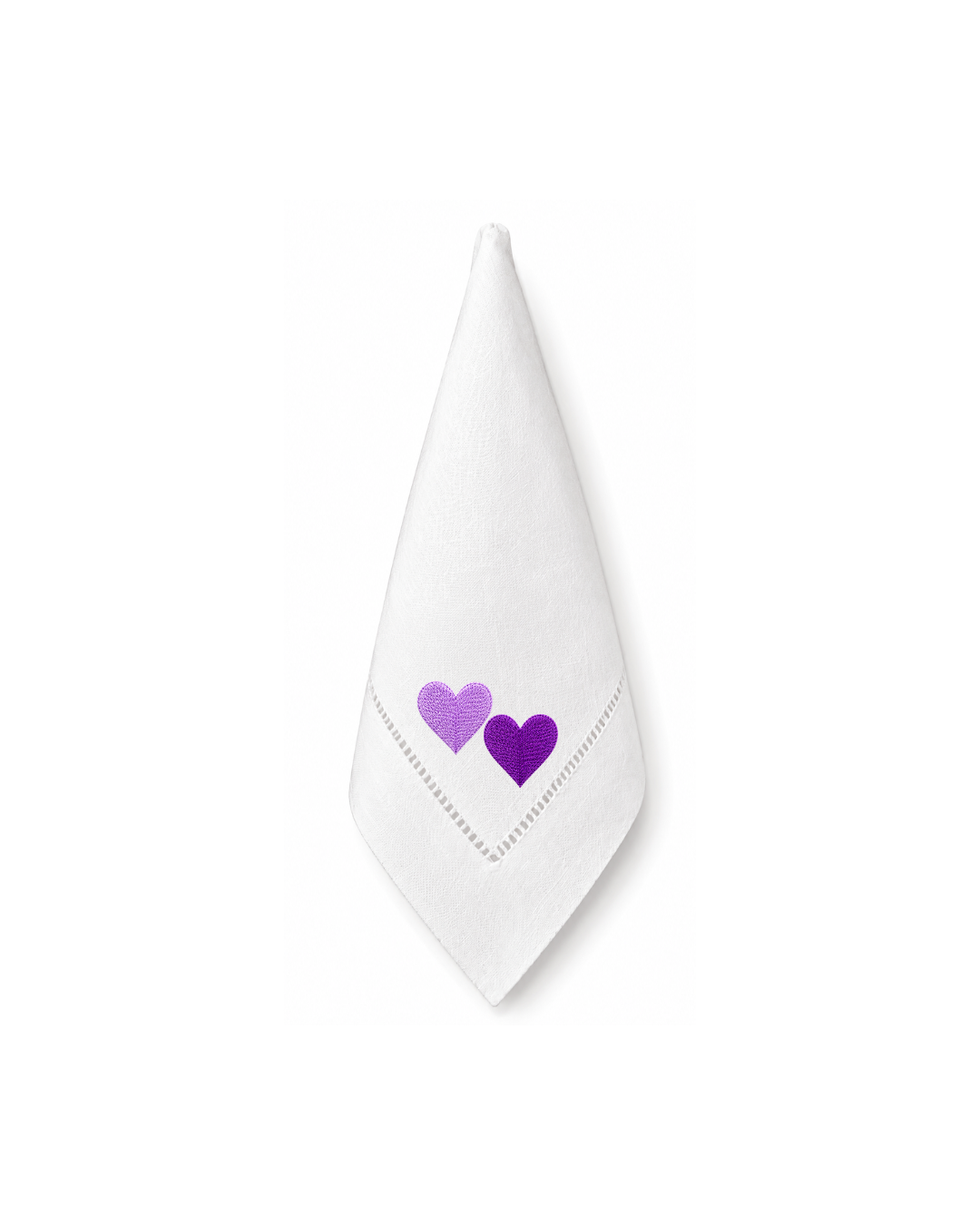 Bordado de Corazones l Morado