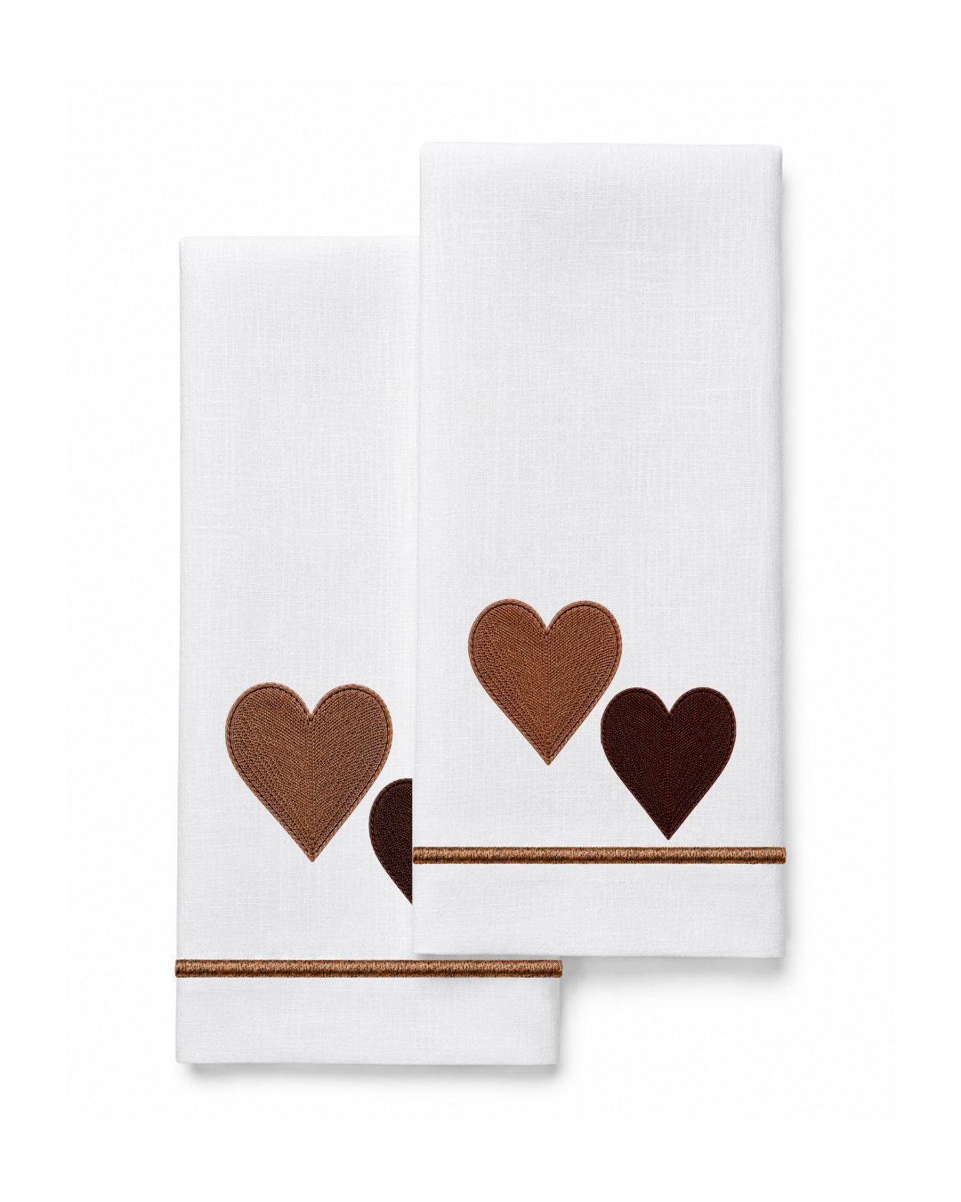 Bordado de Corazones l Café