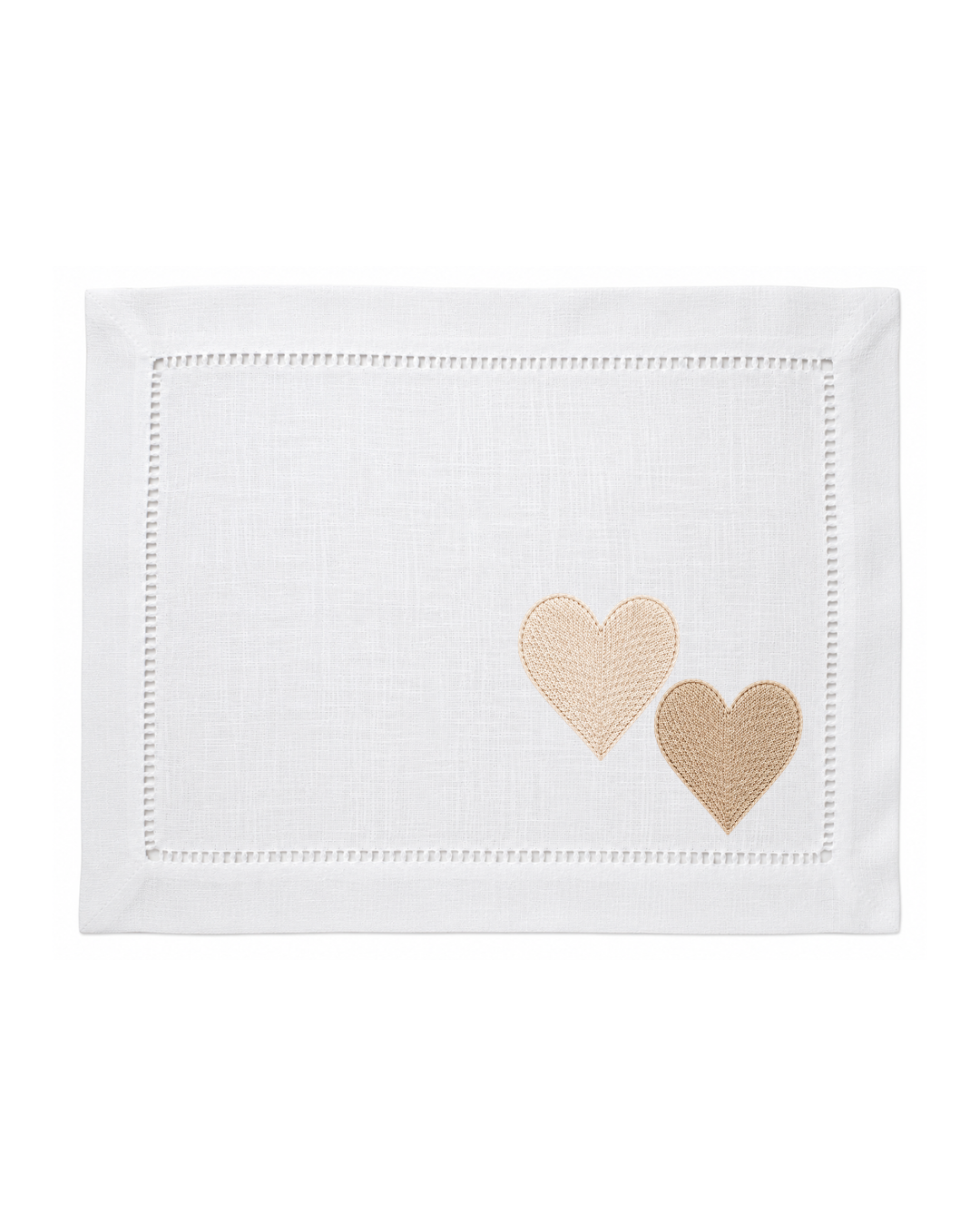 Bordado de Corazones l Beige