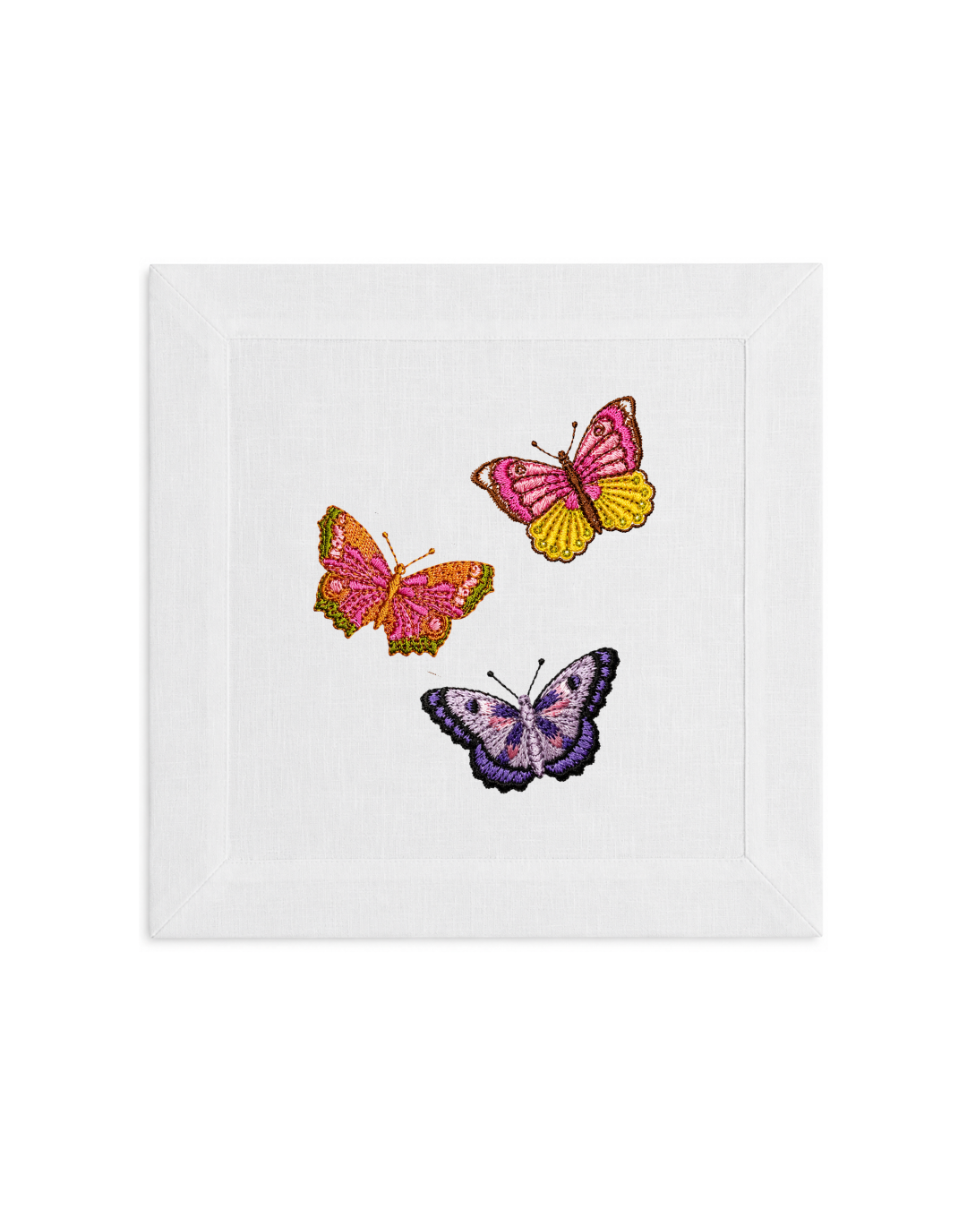 Bordado de Mariposas colores 1