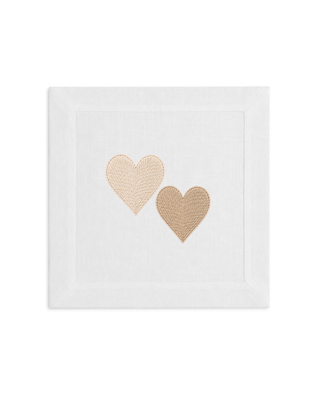 Bordado de Corazones l Beige