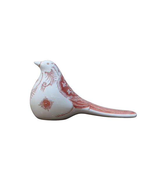 Pájaro de cerámica l Rojo