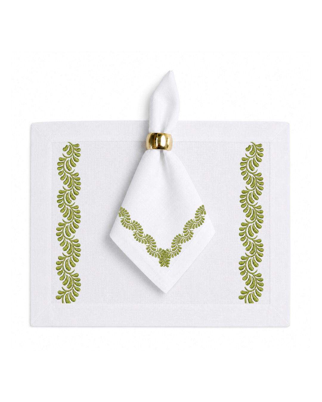 Bordado de Talavera Verde olivo