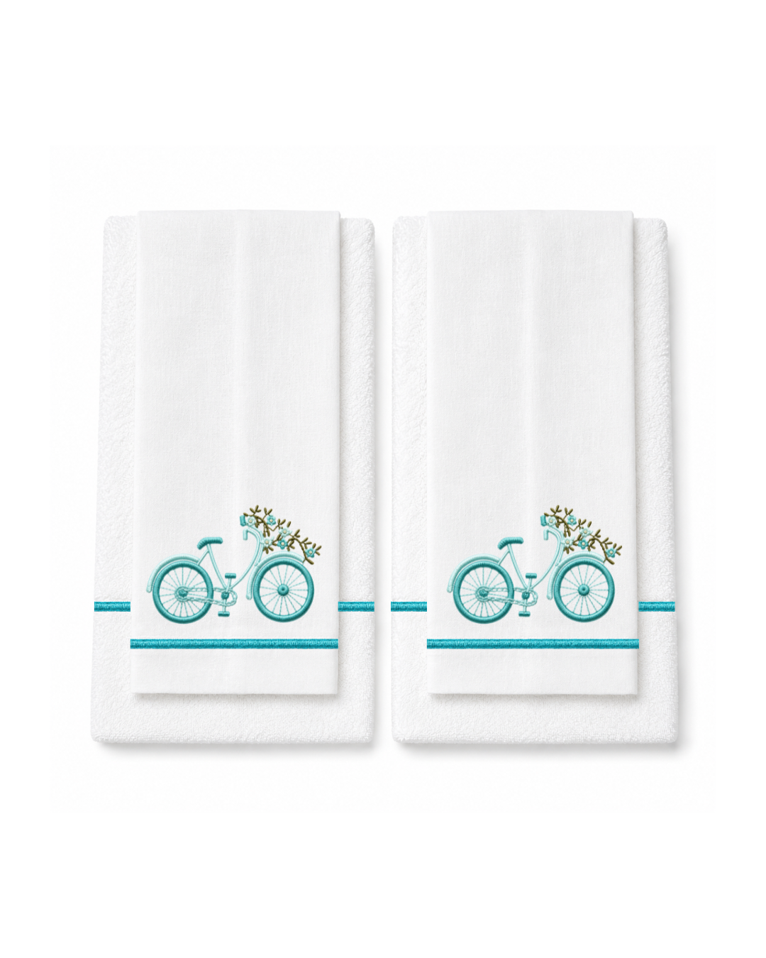 Bordado de Bicicleta l Aqua